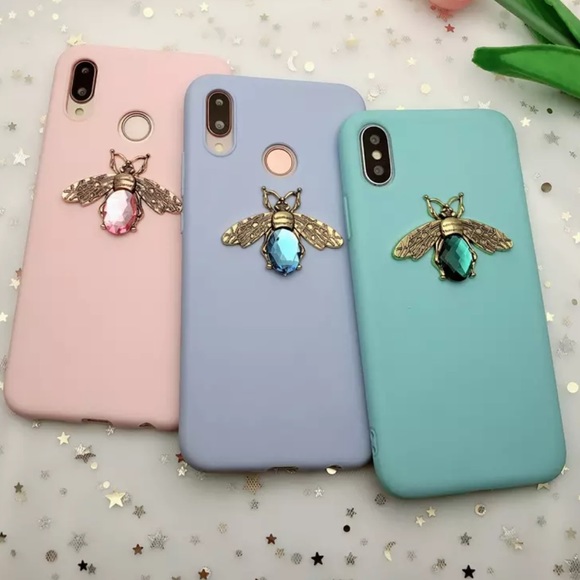 NWT Rhinestone Bee Phone Case | IPhone 7 8 | Plus - Picture 1 of 9